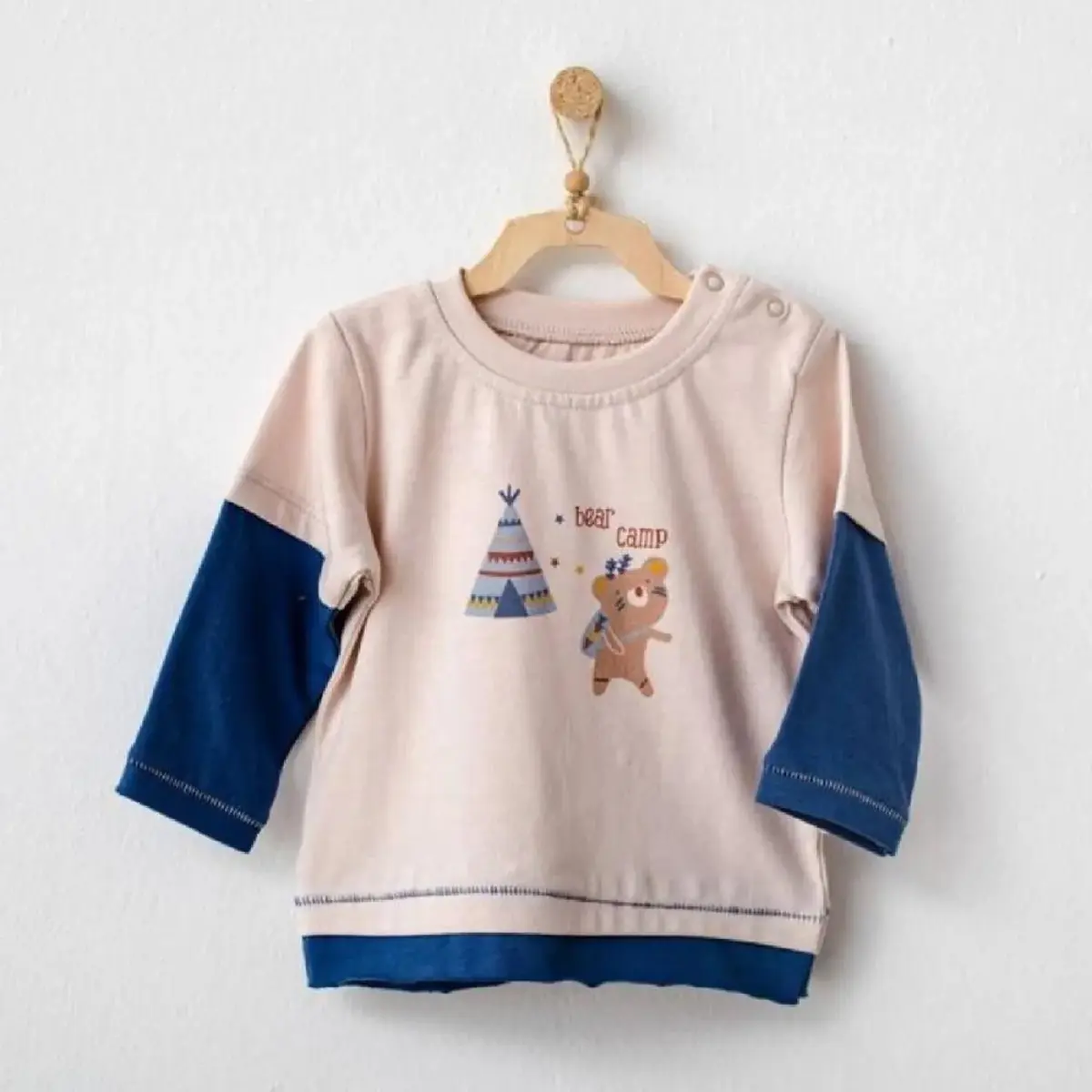 Andy Wawa Sweatshirt Bear Camp İndigo Andy Wawa Sweatshirt Bear Camp İndigo