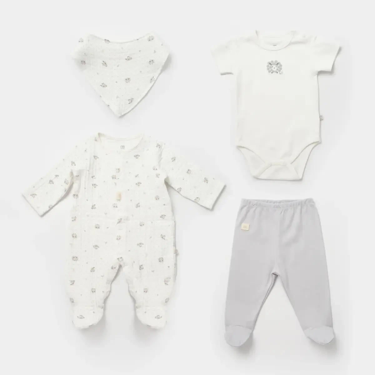 Bibaby Tulum Takımı Tüllü Lamp Friends Gri