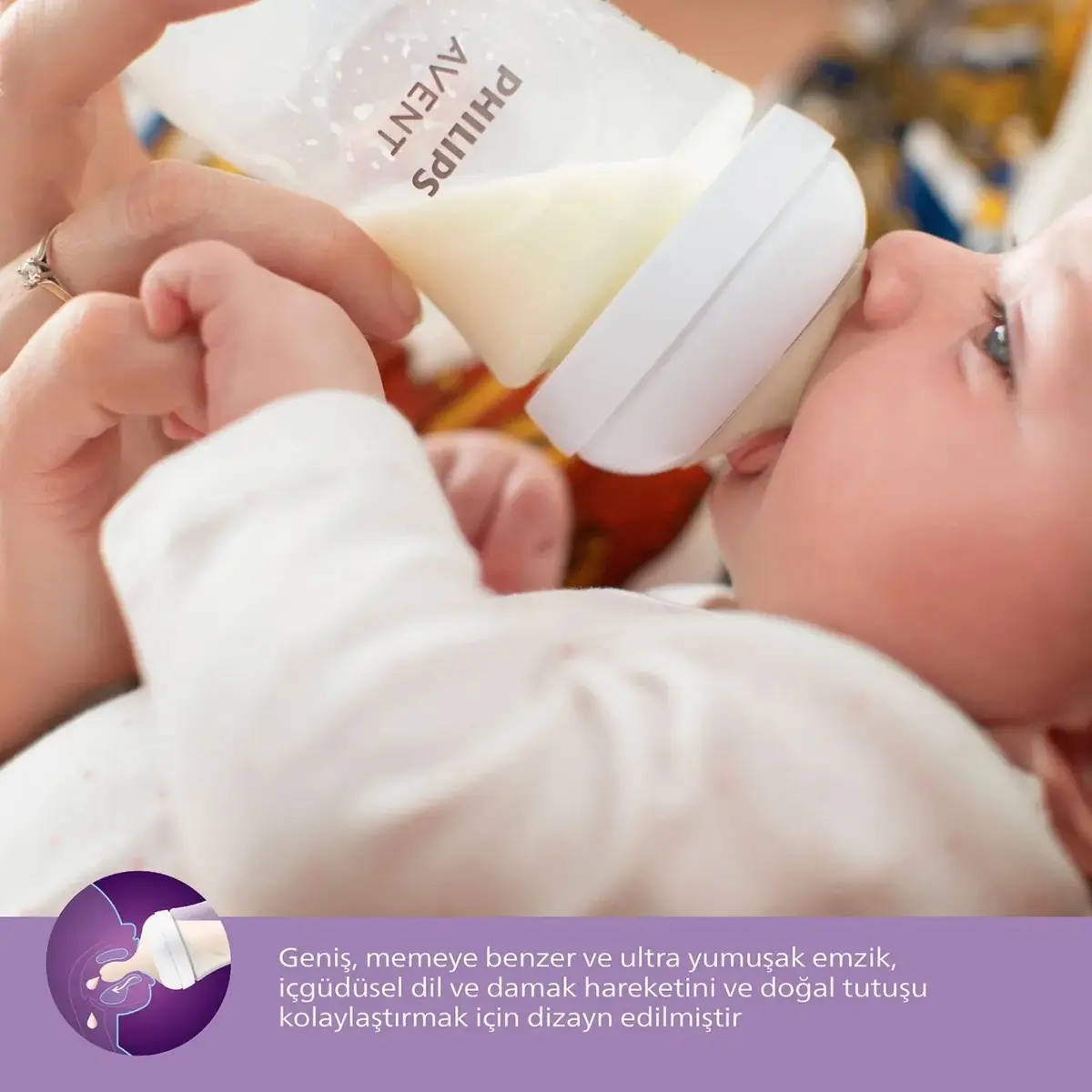 Philips Avent Doğal Tepkili Biberon Emziği 2li 5 Numara 6+ Ay