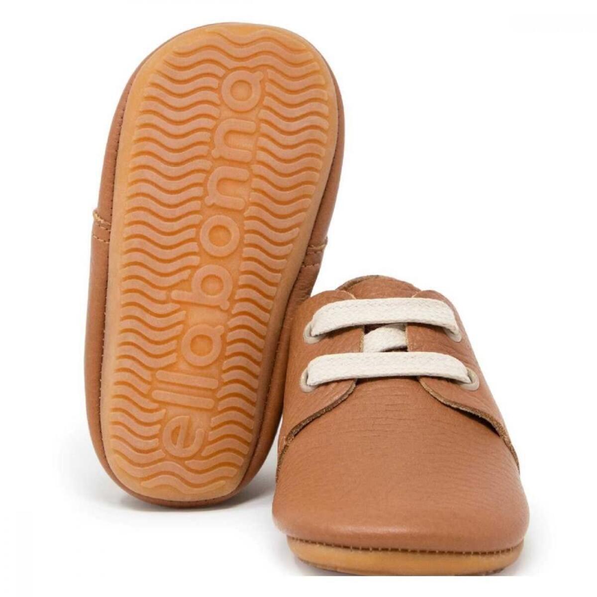 Ella Bonna Bebek Ayakkabısı Hakiki Deri Oxford Taba