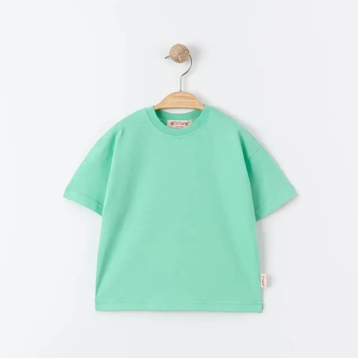 Tiffany T-Shirt Basic Süprem Turkuaz