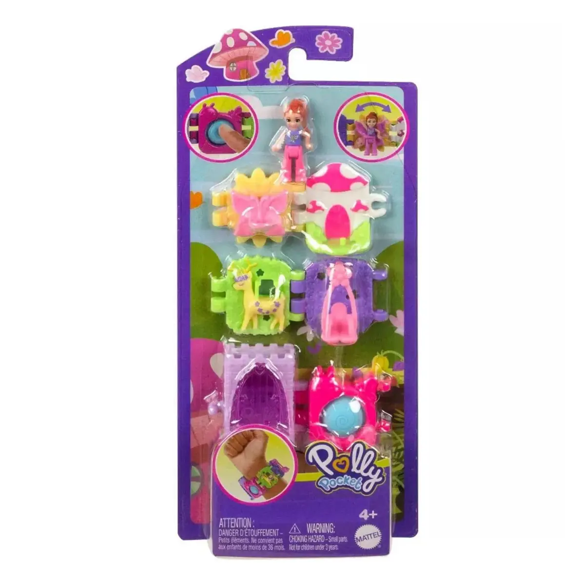 Polly Pocket Bileklik Olabilen Sevimli Oyun Setleri