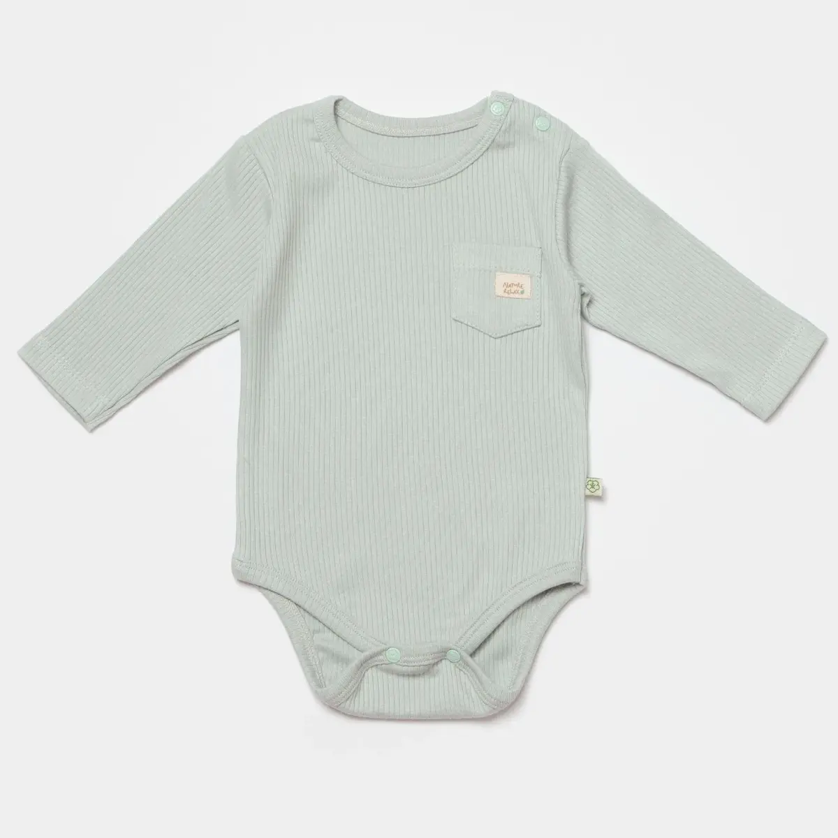 Bibaby Organik Body Uzun Kol Modal Nature Relax Mint