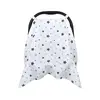 Sevi Bebe Müslin Ana Kucağı Örtüsü Yıldız Yağmuru Gri