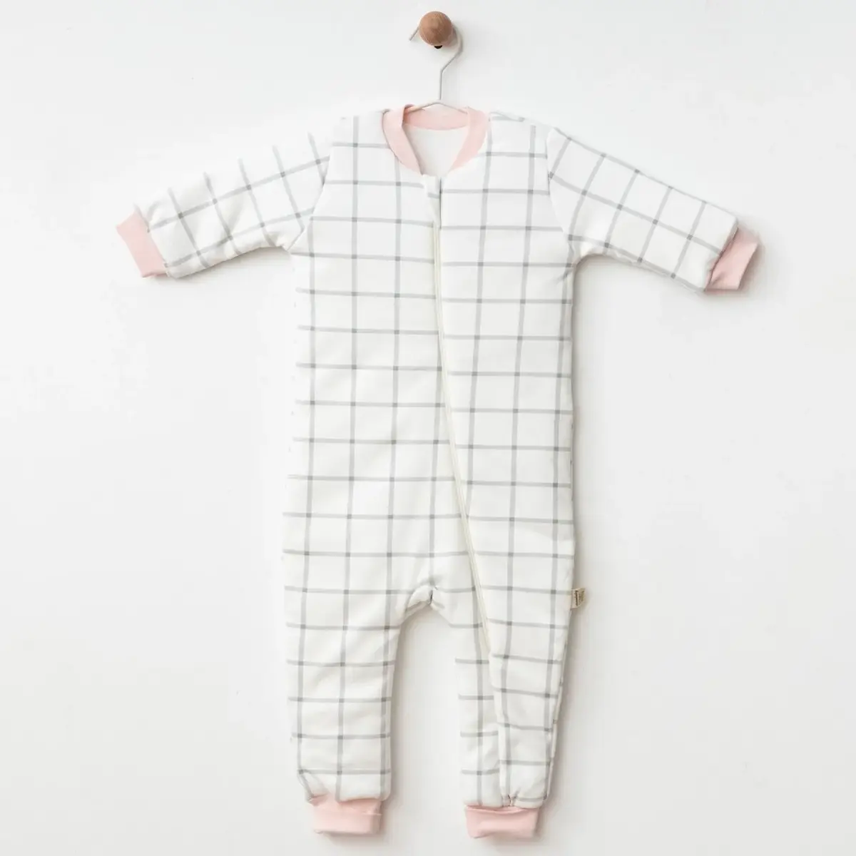 Ciccim Baby Uyku Tulumu Ekose Gri
