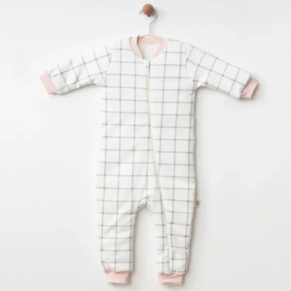 Ciccim Baby Uyku Tulumu Ekose Gri