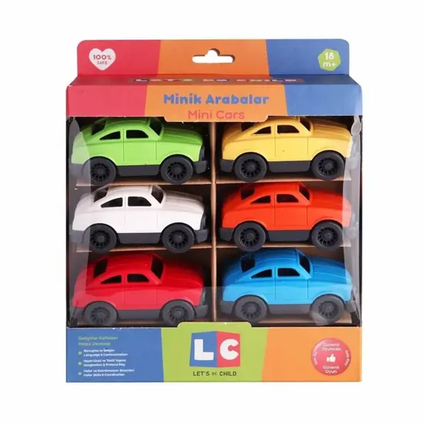 Let's Be Child Minik Arabalar 6'lı Renkli