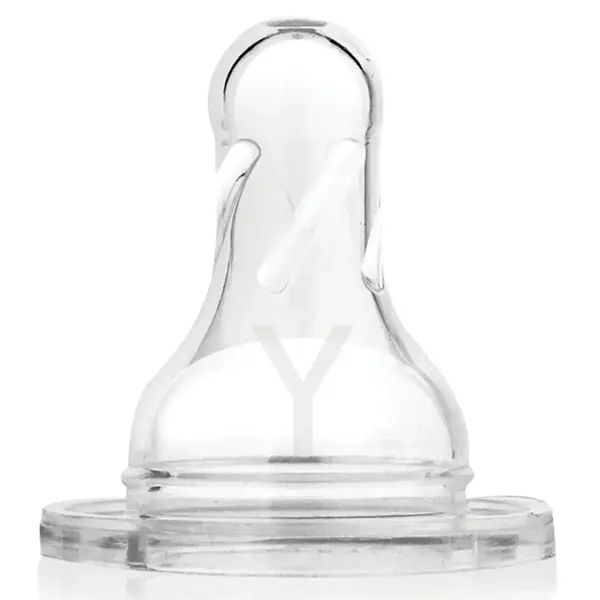 Dr Browns Options+ Dar Ağız Silikon Biberon Emziği 2li 9+ Ay Y Kesim