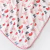 Bibaby Organik Battaniye Welsost Wild Flowers Coral