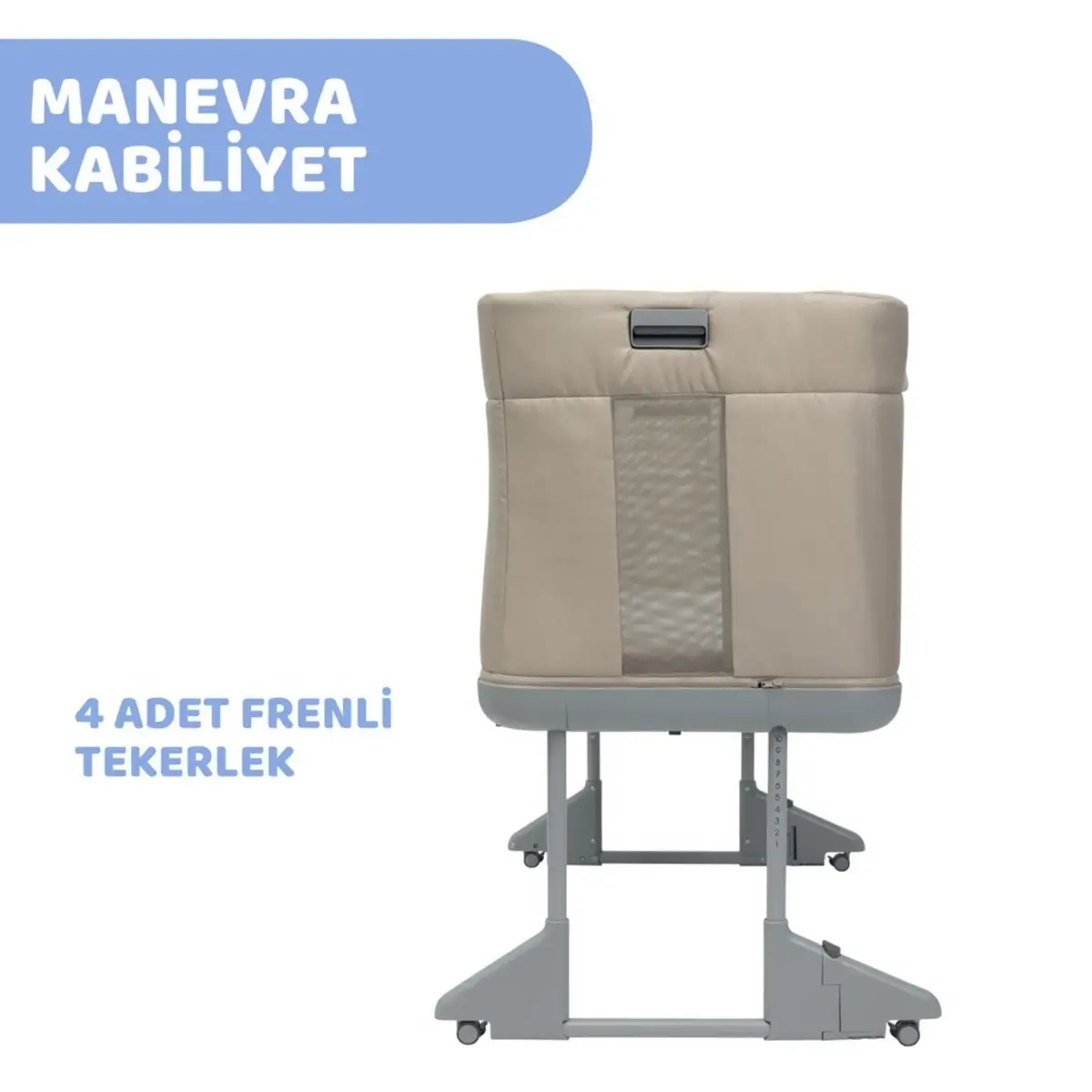 Chicco Next2Me Forever Anne Yanı Beşik Honey Beige