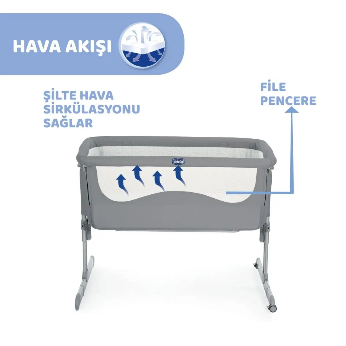Chicco Next2Me Anne Yanı Beşik Pearl