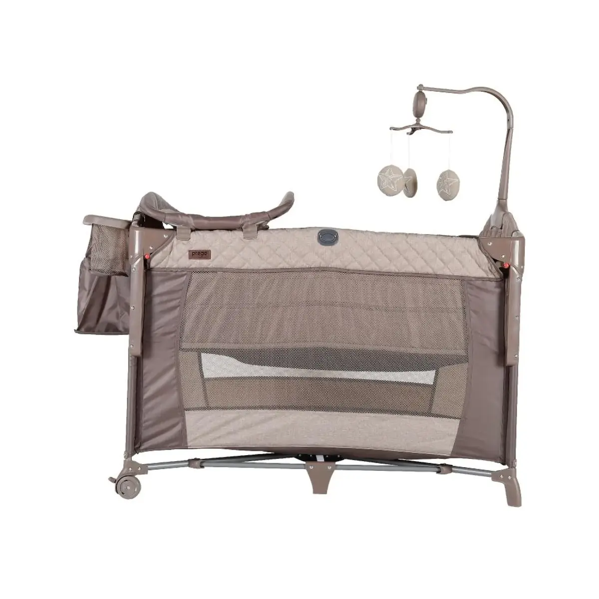 Prego 8023 Miami Anne Yanı Oyun Parkı 70x110 cm Bej