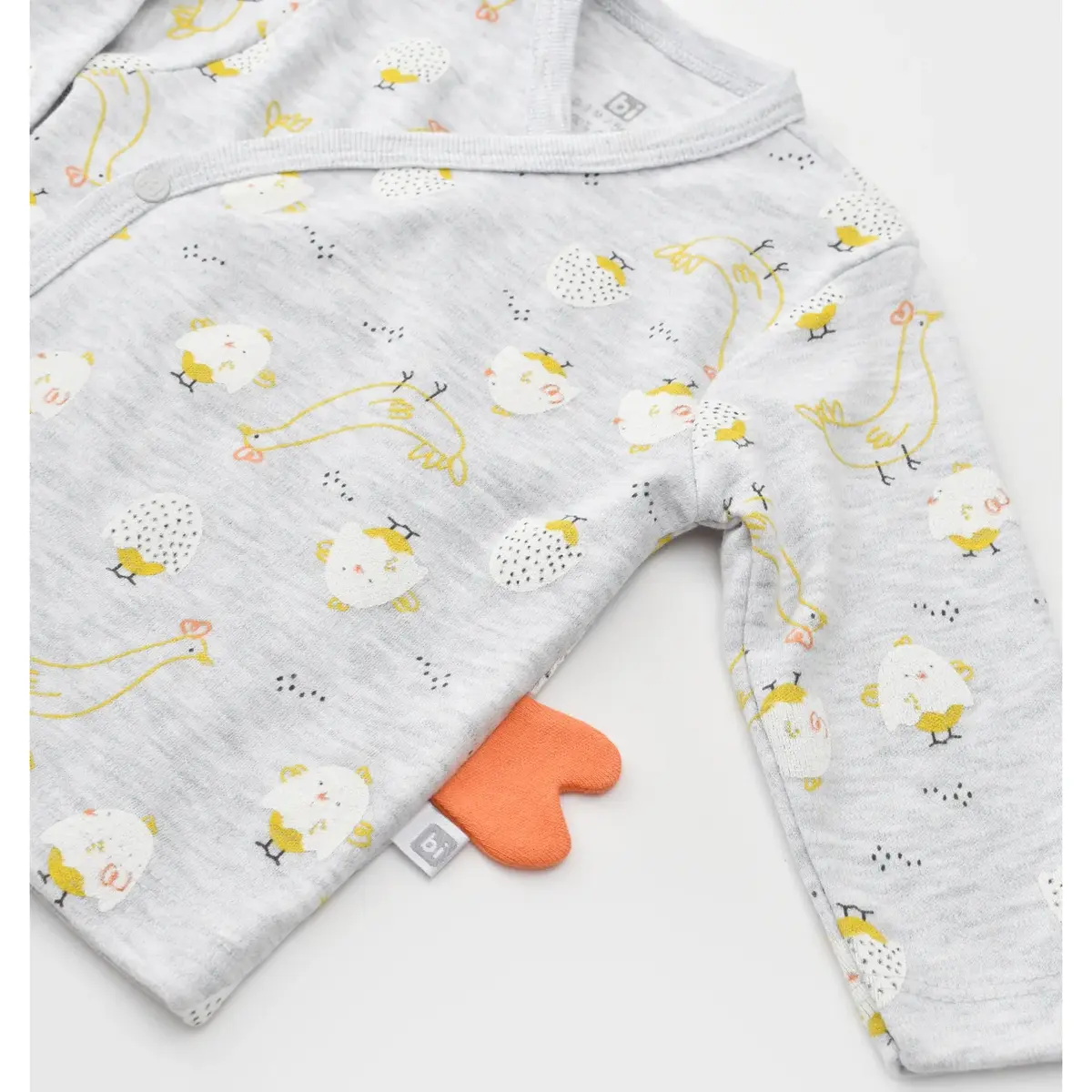 Bibaby Zıbın Takımı 3lü Chick And Chick Sarı - Kar Melanj
