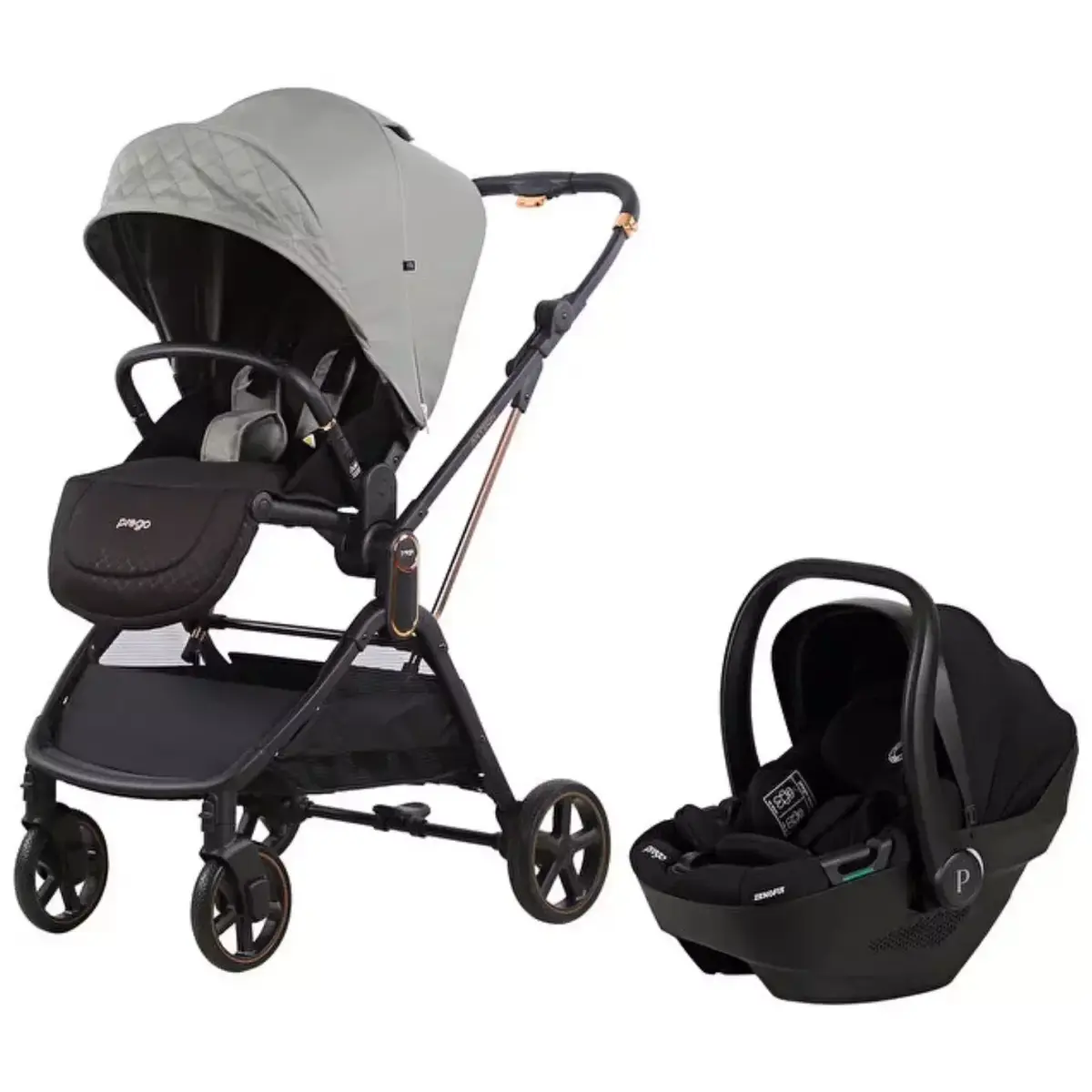 Prego 2410 Arteon I-Size Travel Sistem Bebek Arabası Yeşil