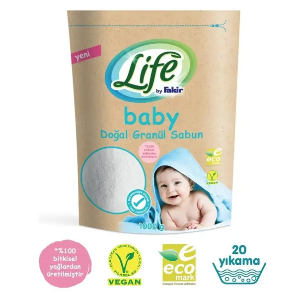 Life by Fakir Baby Doğal Granül Sabun 1000 gr