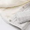 Bibaby Hırka Triko Desenli Welsoftlu Gri
