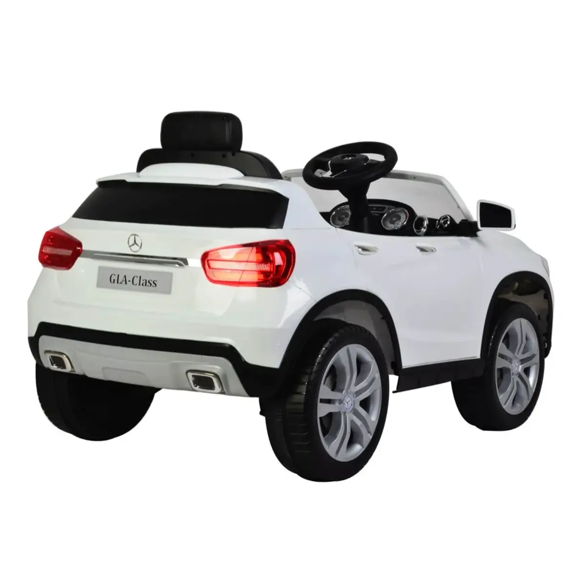 Mercedes - Benz GLA Akülü Jeep Deri Koltuk 12V Beyaz