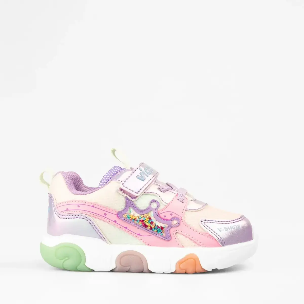 Vicco Queen Ayakkabı Spor Patik Işıklı Phylon Lila