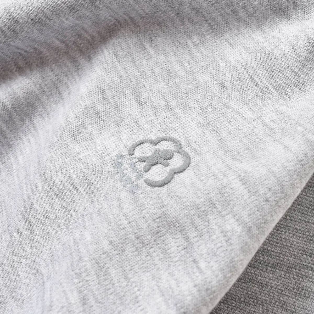 Bibaby Organik Sweatshirt Little Basic Gri Melanj