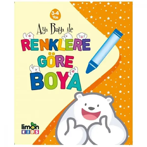 Ayı Bayı İle Renklere Göre Boya 3-4 Yaş