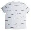 Hvc T-Shirt Timsah Baskılı Beyaz