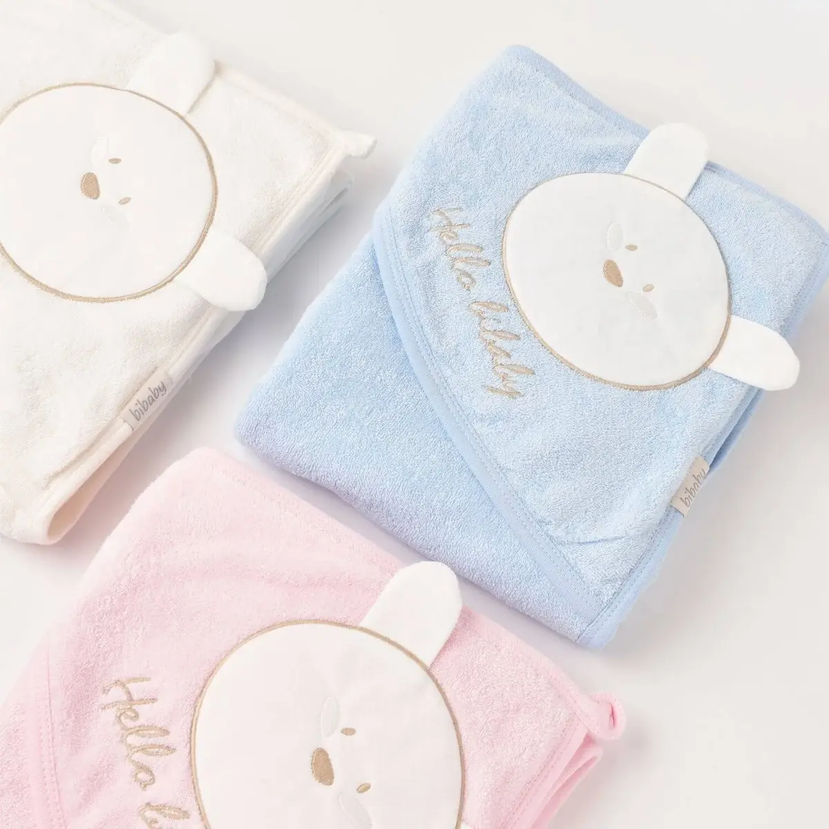 Bibaby Havlu New Hello Pembe