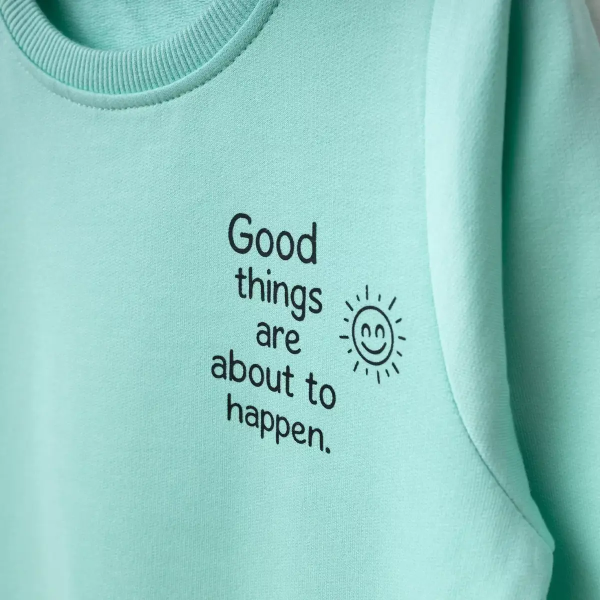 Bebolly 2li Takım Good Things Baskılı Mint