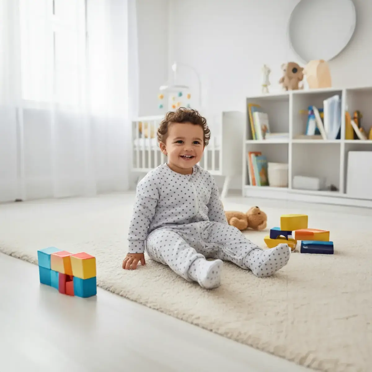 Ella Bonna Uyku Tulumu Çoraplı 2,5 Tog Gri Yıldız