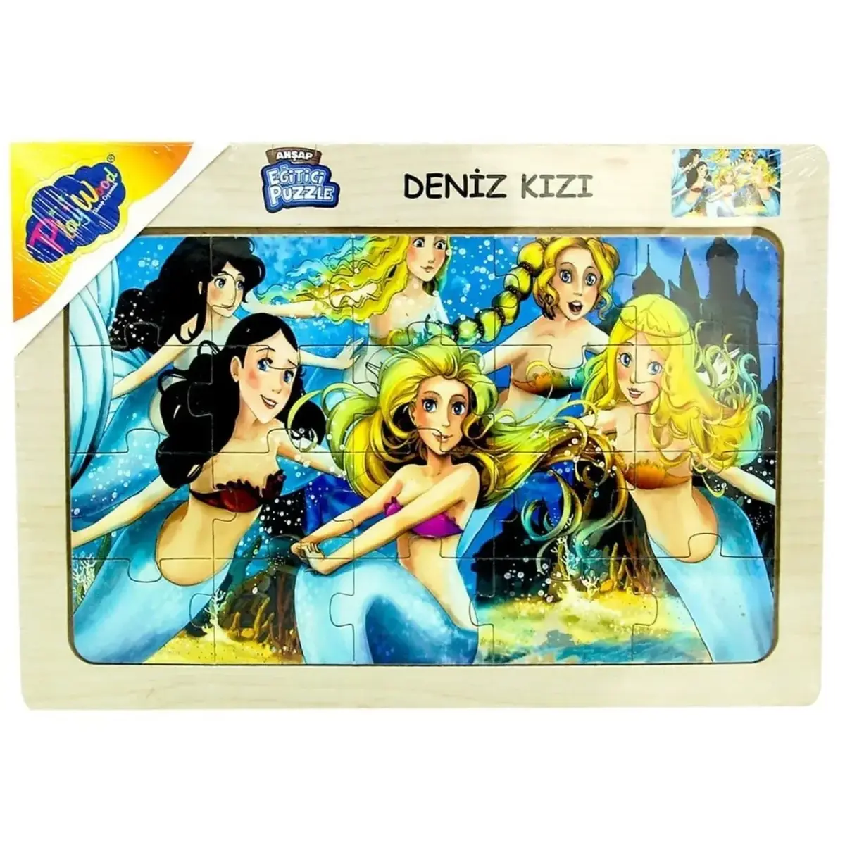 Play Woodl Eğitici Puzzle Denizkızı