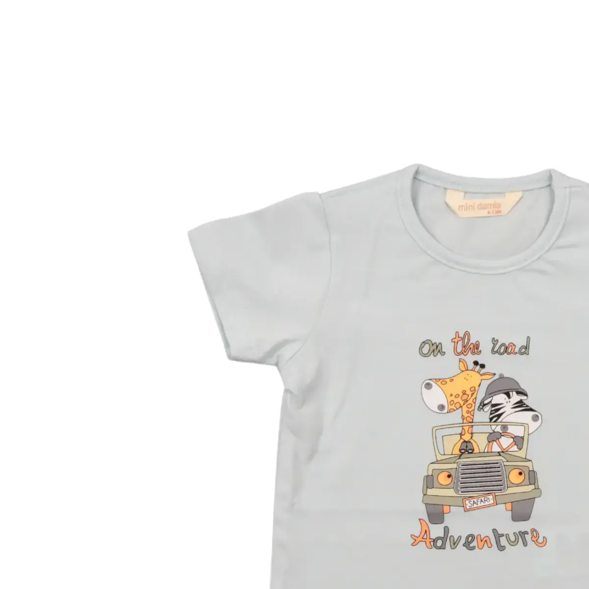 Mini Damla T-Shirt Safari Mint