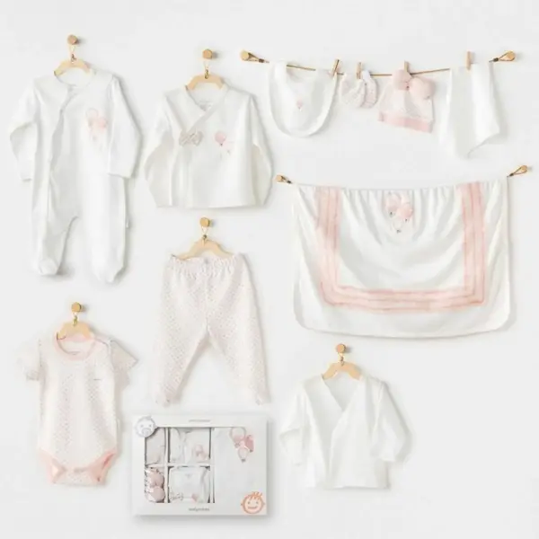 Andy Wawa Hastane Çıkışı 10lu Pink Baloons Ekru