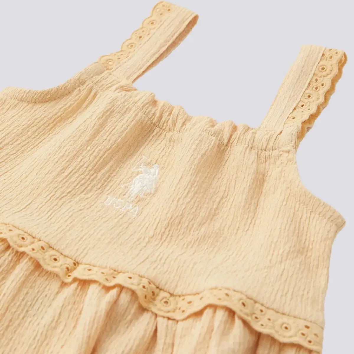 U.S. Polo Elbise Soft Sarı
