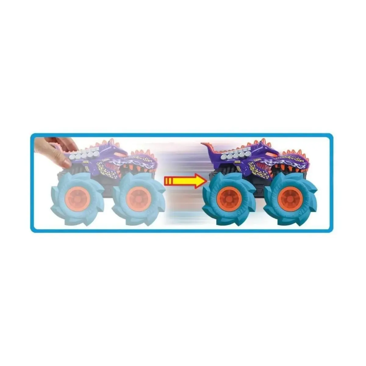 Hot Wheels Monster Trucks 1:43 Çek Bırak Arabalar