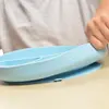 OiOi Porsiyon Vakumlu Mama Tabağı Mineral Blue