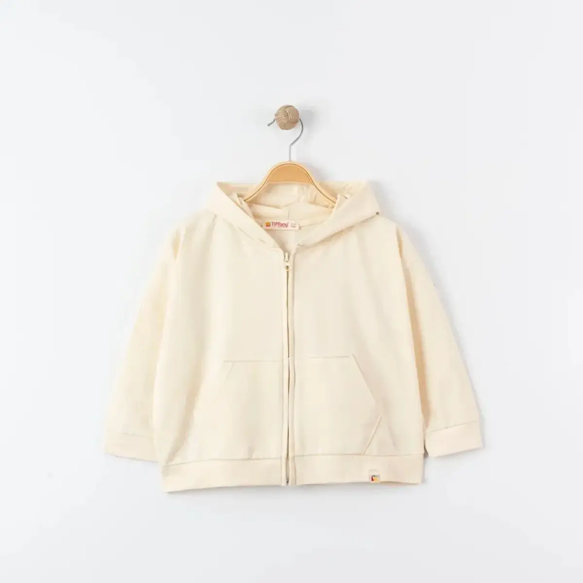 Tiffany Sweatshirt Kapüşonlu Fermuarlı Oversize Theme Bej Tiffany Sweatshirt Kapüşonlu Fermuarlı Oversize Theme Bej