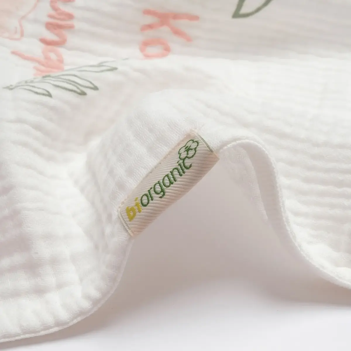 Bibaby Organik Müslin Battaniye Koala Jungle Pembe