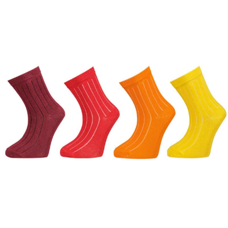 Bibaby Organik Çorap Soket 4lü New Basic Sarı