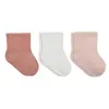 Bistyle Soket Çorap Penye 3lü Cherry Girl Pudra - Ekru - Pembe