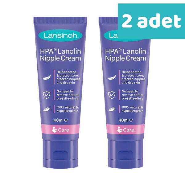 Lansinoh Lanolin Göğüs Ucu Kremi 40 ml x 2 Adet