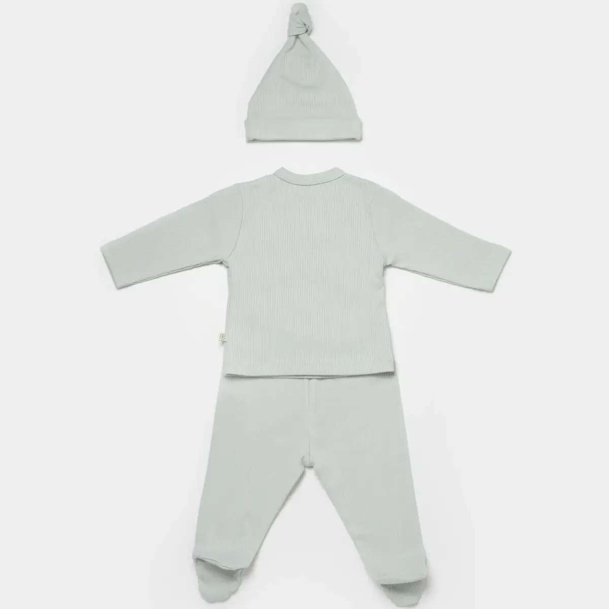 Bibaby Organik Zıbın Takımı 3lü Modal Nature Relax Baby Mint