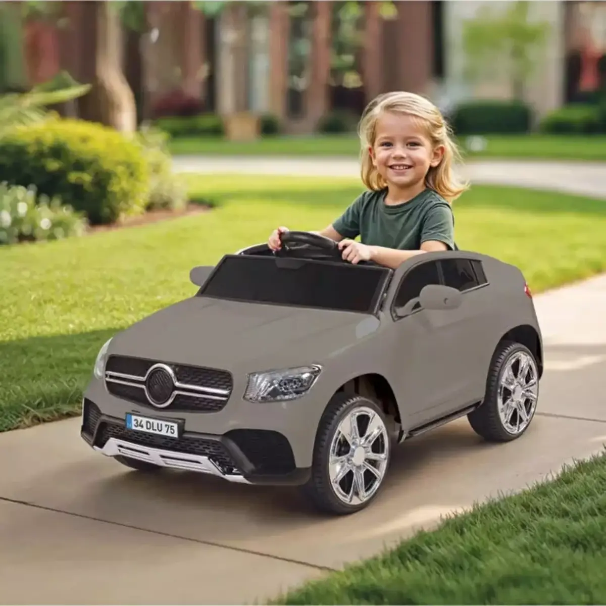 Dolu Grand SUV Akülü Araba Uzaktan Kumandalı 12V Kahverengi