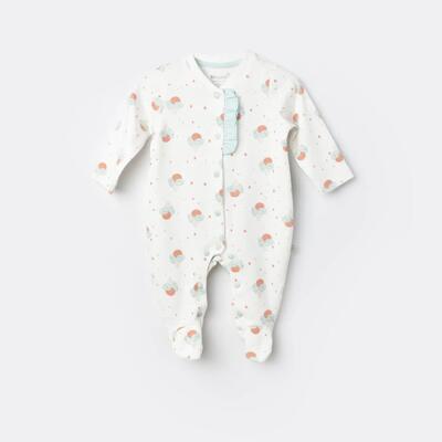 Bibaby Organik Tulum Pretty Ears Bunny Ekru