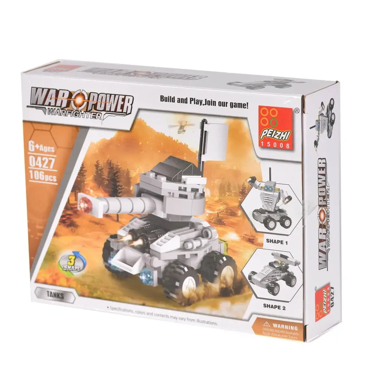 Askeri Araçlar War Power 106 Parça