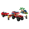 LEGO City 4x4 Kurtarma Botlu İtfaiye Kamyonu 60412