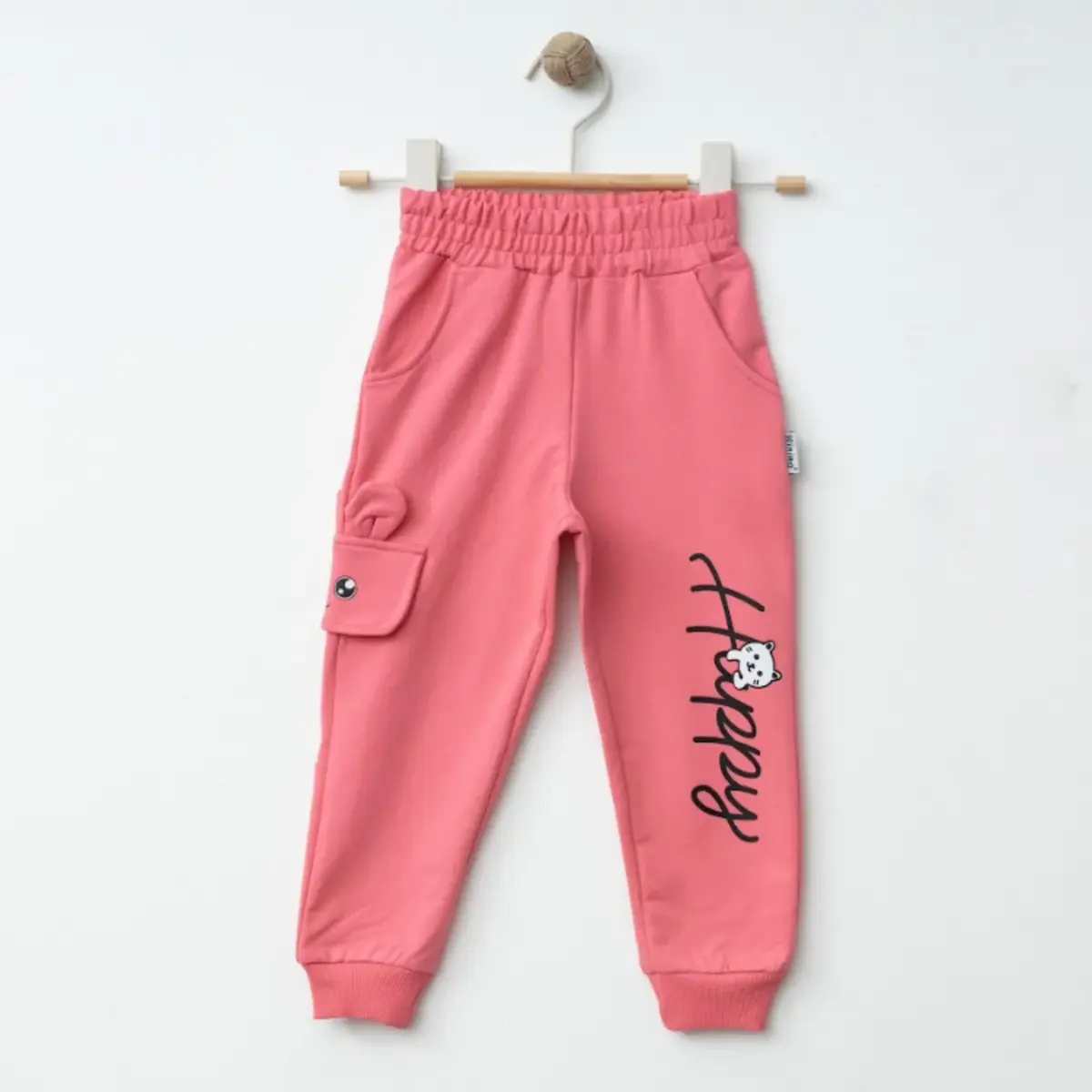 Winimo Eşofman Altı Happy Baskılı Pembe Winimo Eşofman Altı Happy Baskılı Pembe