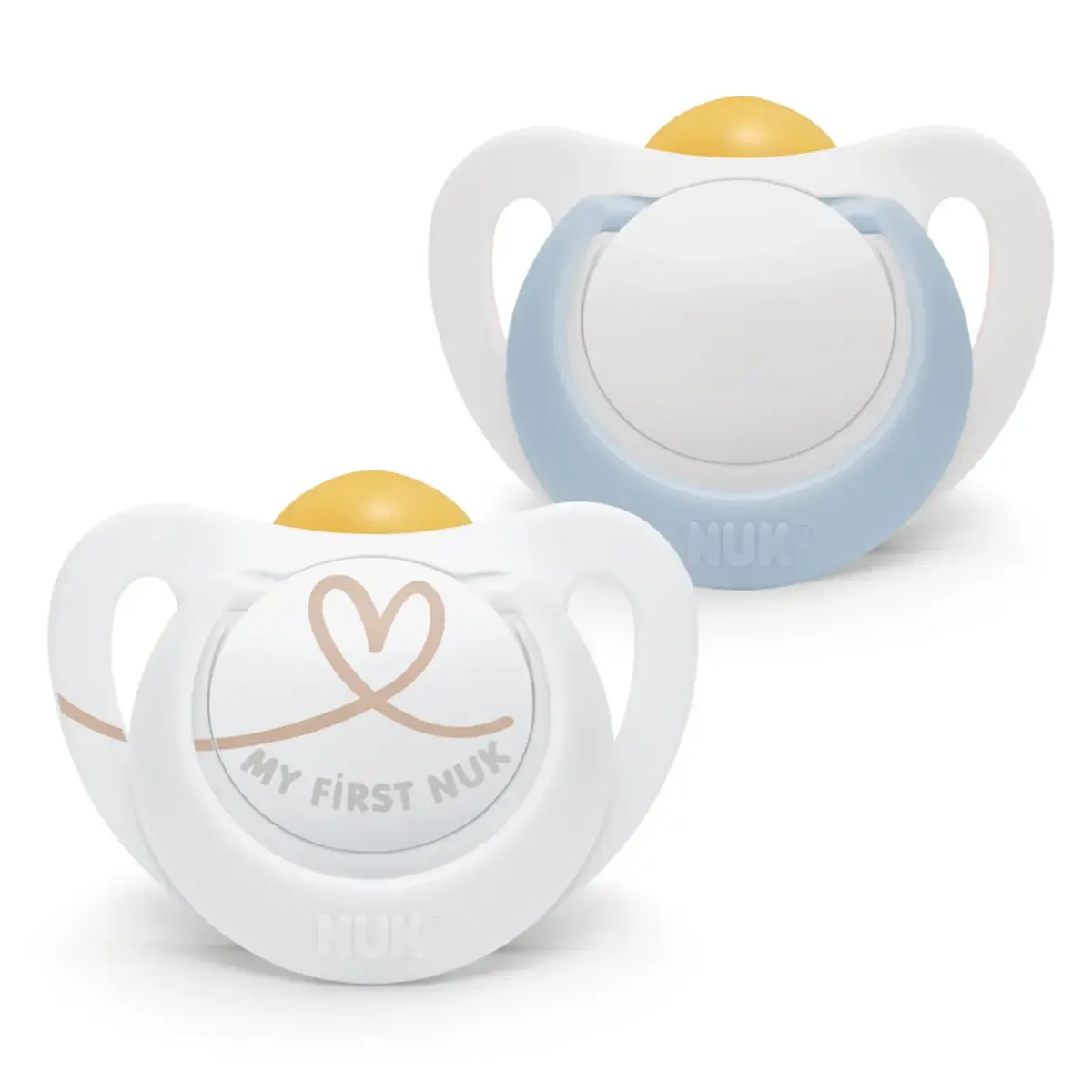 Nuk Star Kauçuk Emzik 2li 0-6 Ay Erkek Nuk Star Kauçuk Emzik 2li 0-6 Ay Erkek