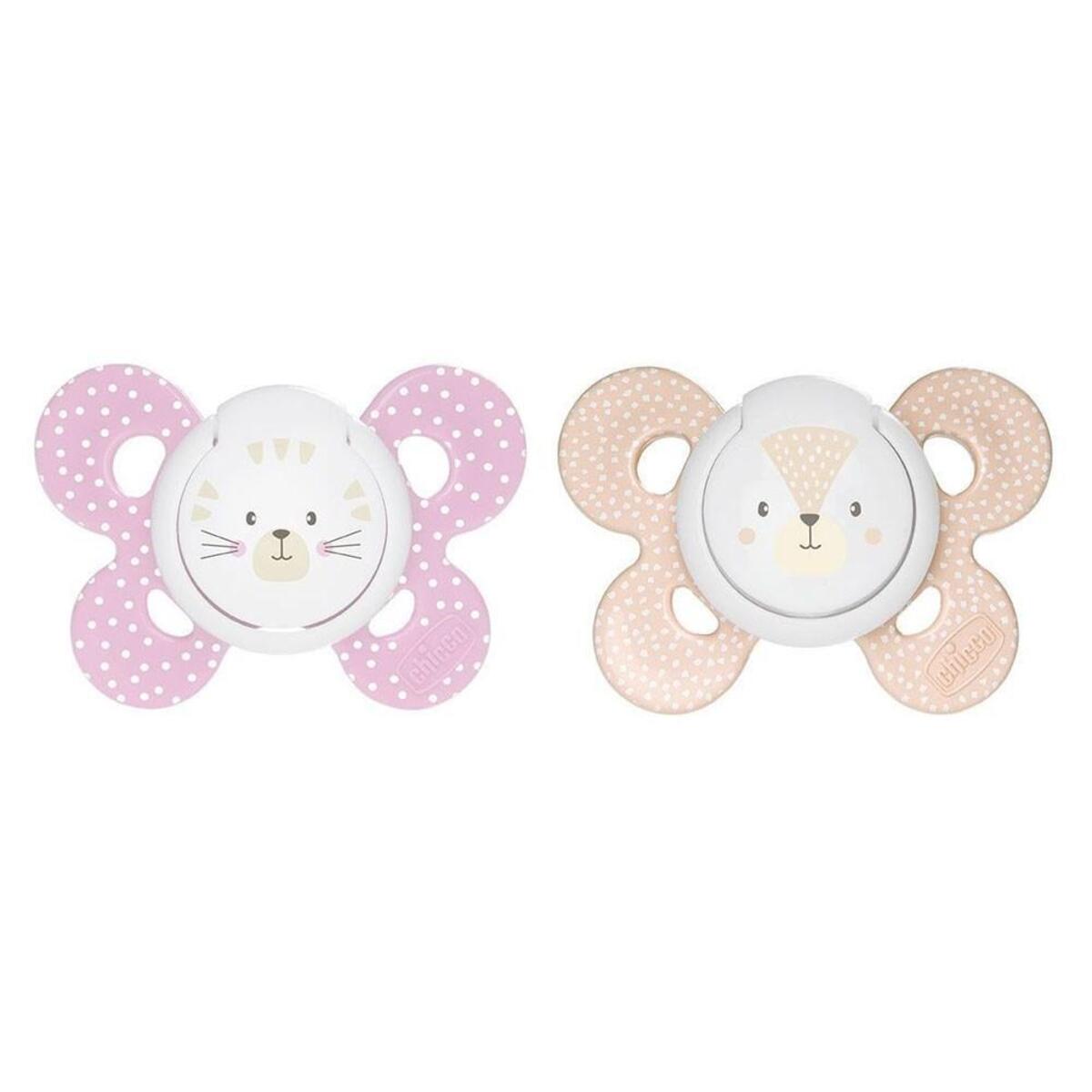Chicco Physio Comfort Silikon Emzik 2li 6+ Ay Kız
