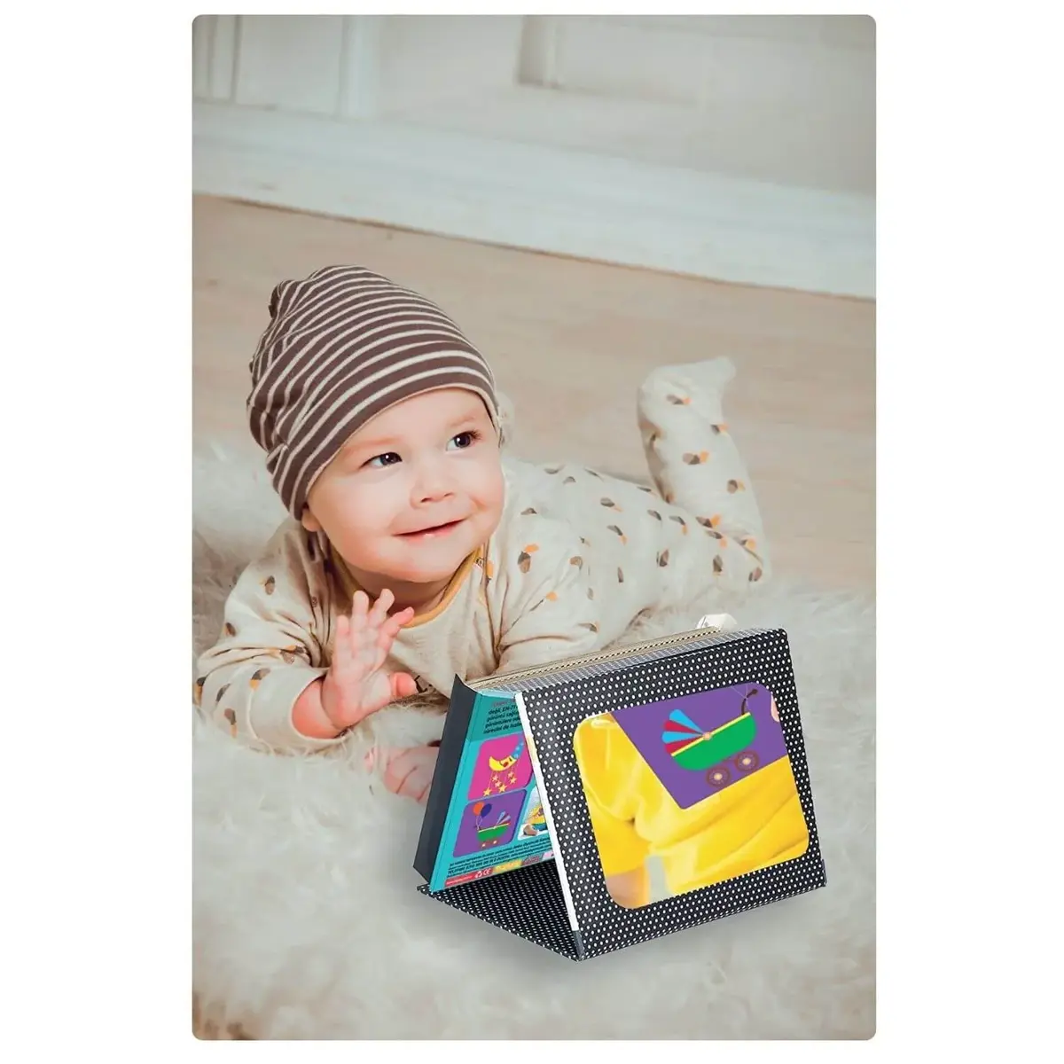 Tummy Time Karın Üstü Aktiviteli Aynalı Zeka Kartı