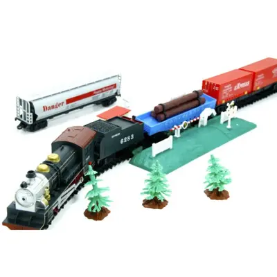 Işıklı ve Sesli 33 Parça Classic Büyük Tren Set