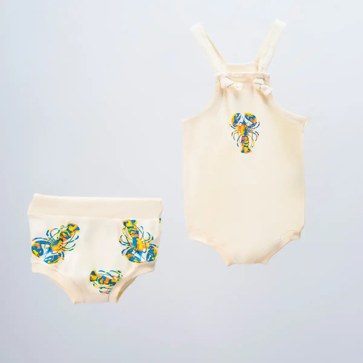 Moi Noi Body Takım Bağcıklı Bej - Lobster Moi Noi Body Takım Bağcıklı Bej - Lobster